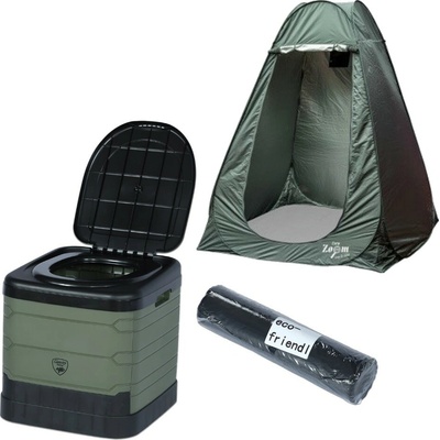 Giants Fishing Set Toaleta Folding Toilet X-Large+ Náhradné Vrecká + Stan