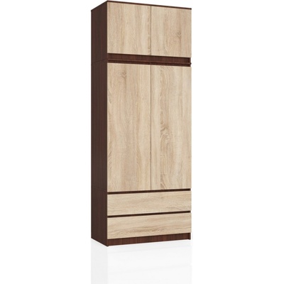 Ak furniture Star 90 cm s nástavcem venge/sonoma