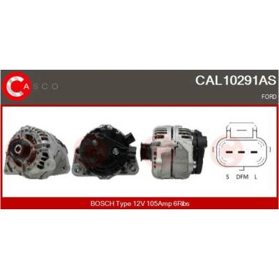 CASCO Alternátor 12V 150A