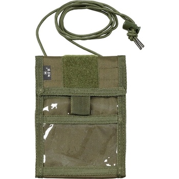 MFH Портфейл за врат с шнур, od зелен (30930b)