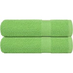 vidaXL Кърпи за ръце FROGN 2 бр. ябълково зелени 50x100 см 360 г/м2 (137022)