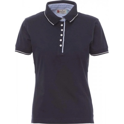PAYPER LEEDS 000078 0027 Dámska polokošeľa s krátkym rukávom navy blue biela