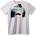 NOONEBRAND Тениска The Landmine Band - 2XL, White