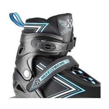 NILS Extreme Ролери Nils Extreme, NH11912, Регулируеми, 2 в 1, M (35-38), Черен/Син