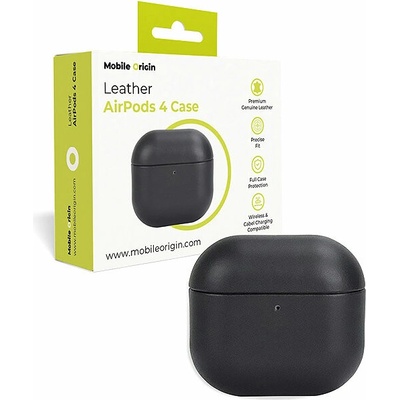 Mobile Origin Leather Case AirPods 4 LC-AP-BLK-01