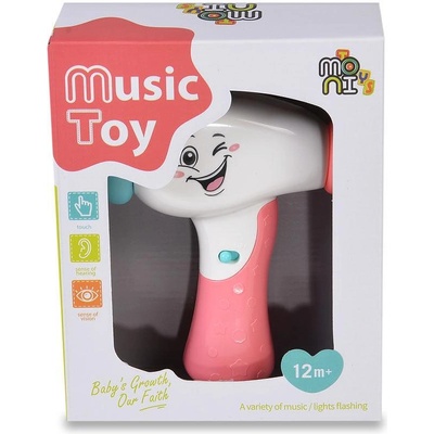 Moni Toys Бебешко чукче розов k999-119b (108251)