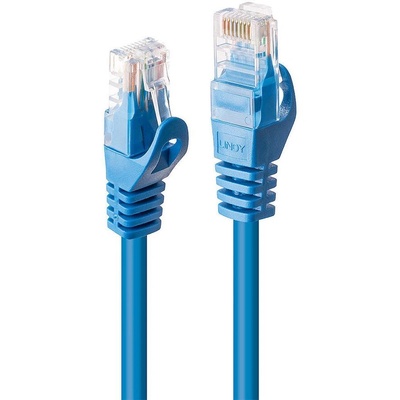 Lindy Rj45/Rj45 Cat6 2m мрежов кабел Син 2 м U/UTP (UTP) (48173)