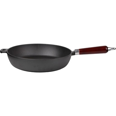 Maestro Pánev litinová 28cm dřevěná rukojeť