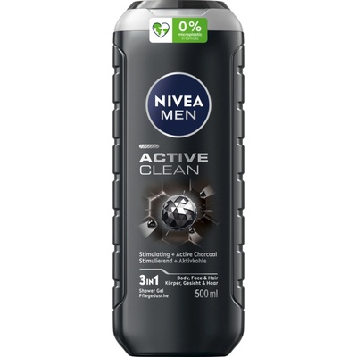 Nivea Men Active Clean Real Madrid Edition sprchový gel 500 ml – Zboží Dáma
