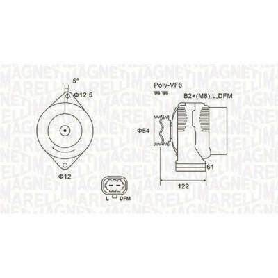 generátor MAGNETI MARELLI 063731994010