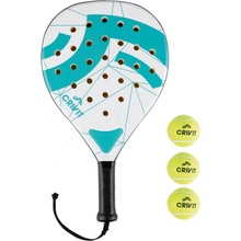 Crivit Padel raketa 4-dielna súprava biela/tyrkysová
