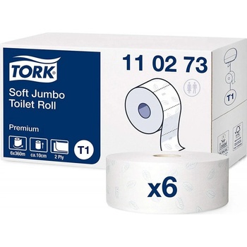 Tork Premium 110273 Jumbo 26 cm jemný biely 6 ks
