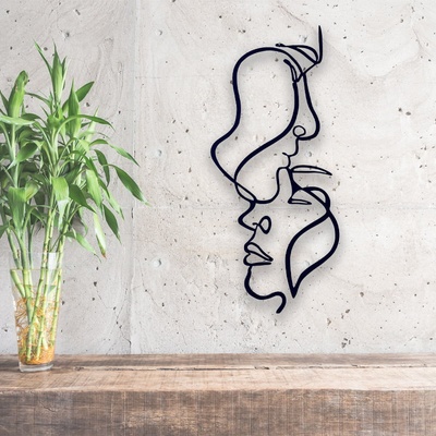 Decono Метална Декорация Арт Лица