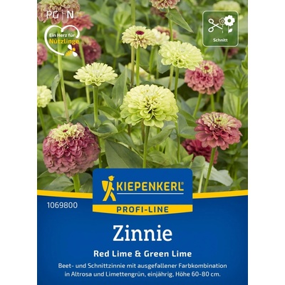 Kiepenkerl Cínia pôvabná "Red Lime & Green Lime" 1 bal.