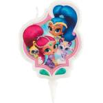 Dekora Свещ за рожден ден - Shimmer and Shine 7см