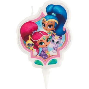 Dekora Свещ за рожден ден - Shimmer and Shine 7см