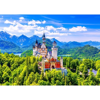 Enjoy - Puzzle Neuschwanstein Castle in Summer, Germany - 1 000 piese