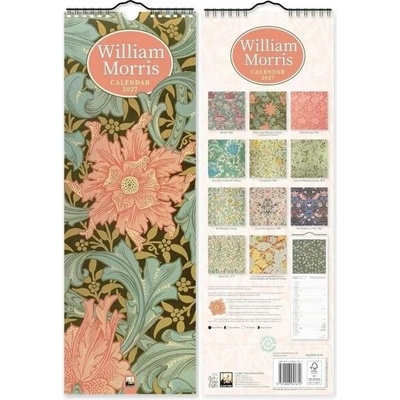 Flame Tree Publishing William Morris Slim Art 2027