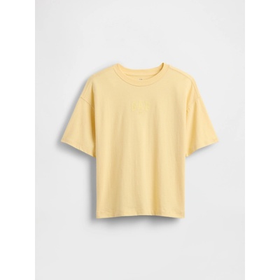 GAP detské oversize tričko s logom 1969 Žltá