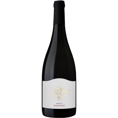 Sůkal Merlot výběr z hroznů Podkovné Suché červené 2023 13,5% 0,75 l (holá láhev)