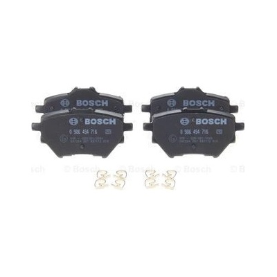 BOSCH Sada brzdových platničiek kotúčovej brzdy 0986494716