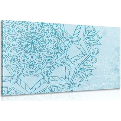 Obraz Mandala v zimním motivu - 90x60