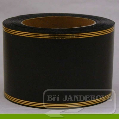Smuteční stuha 3 pruhy - 8cm/50y - černá - ST0532 – Hledejceny.cz