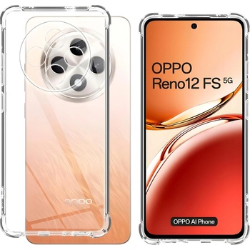 Techsuit Силиконов калъф с подсилени ръбове за Oppo Reno12 F/Reno12 FS - Прозрачен KP33111 (33111)