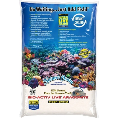 Nature's Ocean White Live Sand 0,5-1,7 mm 4,5 kg