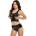 LatexWear Latex Lingerie Set Black S/M