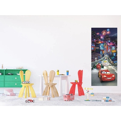 AG Design FTDNV-5427 Dětská vliesová fototapeta Cars na startu rozměry 90 x 202 cm