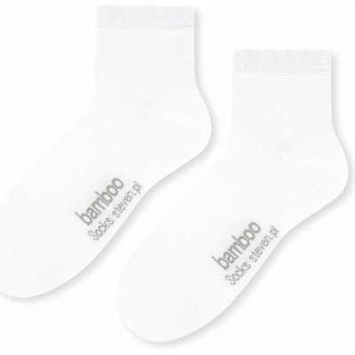 Steven Bambusové ponožky ART.028 bílá