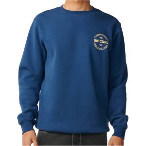 Rip Curl Мъжки пуловер Rip Curl Staple Crew Jumper - Light Navy (017-4704-0313)