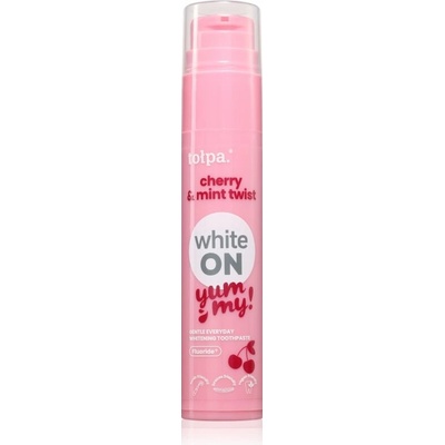 Tołpa On White Yummy bieliaca príchuť Cherry & Mint 60 g
