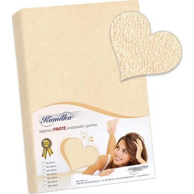 Bellatex prostěradlo froté PF/004 citrus bavlna 90x200
