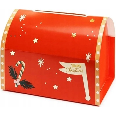 Poštová Schránka pre Mikuláša s Listami 14x22x13 cm Party Deco