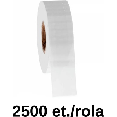 ZINTA Самозалепващи PP етикети ZINTA 40х16 mm, 2500 ет. /ролка, бели (40X16X2500-PP)