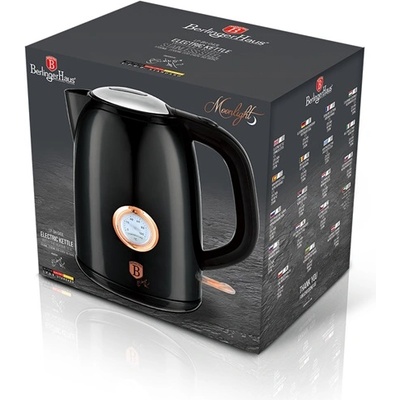 Berlinger Haus LP-BH-043L 1, 7 л чайник в розово злато и черно с температурен дисплей (LP-BH-043L)
