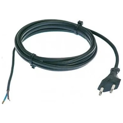 as Schwabe GmbH Кабел захранващ 2х0.75 кв. мм, 1.5 м, H03VVH2-F, черен AS-Schwabe 70642