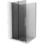 Mexen Velar L Плъзгаща се душ-стена Walk-in 110 x 200 см, графит 8 мм, четкан никел - 871-110-003-43-97 (871-110-003-43-97)