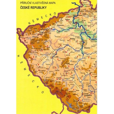 Vlastivěda 4 - Příruční vlastivědná mapa České republiky náhradní mapa k učebnici