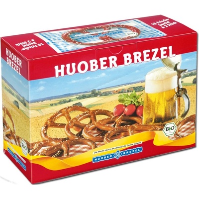 Huober Bio bavorské preclíky 10 balení 400 g