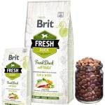 Brit Fresh Duck with Millet Adult Run & Work- Холистична суха храна за активни кучета от всички породи, с прясно патешко месо, тиквички и спанак 12 кг