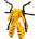 Детска играчка Робот трансформер 2в1 Armored Alloy Beasts Hornet, E2051-02