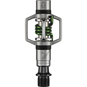 Crankbrothers Педали с автомат Crankbrothers Eggbeater 2 Clipless pedals - Silver / Green - размер One Size (860-4550-0211)