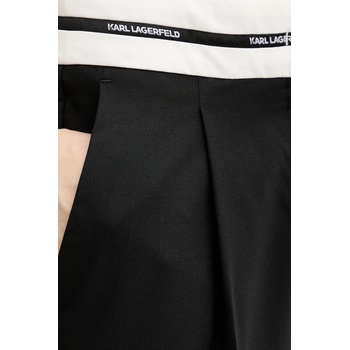 Karl Lagerfeld Панталон с вълна Karl Lagerfeld BW ESSENTIAL (B1W10002)