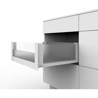 Cemux H Box SLIM vnitřní skleněné bočnice bílé H199/500 mm čelní sklo H102