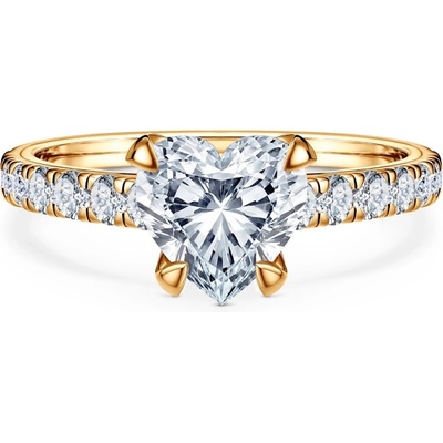 SAVICKI Годежен пръстен Share Your Love: злато, лабораторни диаманти с шлифовка "сърце