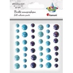 TITANUM Self-adhesive beads blue 42pcs