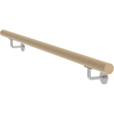 Umakov Drevené madlo DUB a nerezové držiaky, L1200mm WD/M-1200